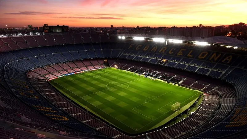 Camp Nou a rămas gol. Foto Getty Images