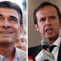 Candidații la președinție Rodrigo Paz, stânga, și fostul președinte al Boliviei Jorge Quiroga, dreapta. - Foto: Profimedia Images