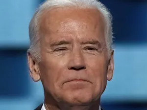 27 iulie 2016 Vicepreședintele Joe Biden se adresează delegaților, în a treia zi a Convenției Naționale Democrate de Nominalizare a urm[torului candidat - Foto: Profimedia Images