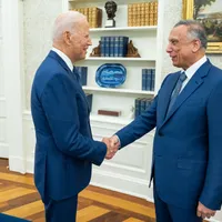Americanii se retrag și din Irak. Parțial. În imagine, președintele SUA, Joe Biden, și premierul irakian, Mustafa Al-Kadhimi/FOTO: Facebook/The White House