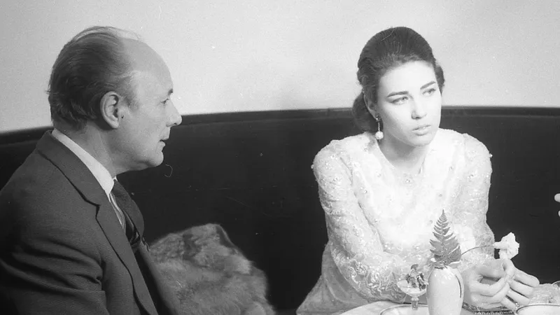 Jean Georgescu și Ioana Pavelescu la filmări - Foto: Facebook / Studiourile Buftea