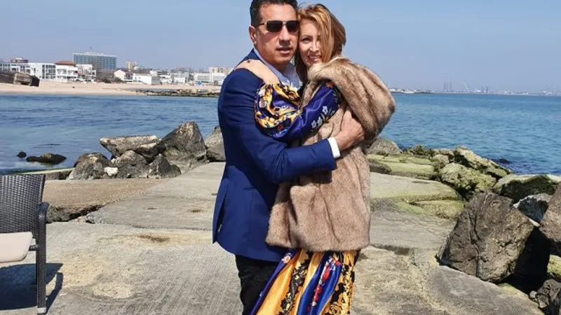Gigi Chiru cu soția, pe plajă la Eforie în pandemie/FOTO: facebook.com