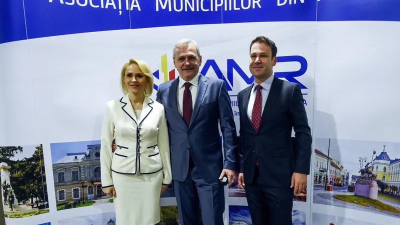 Dragnea, Firea și Robert Negoiță, martie 2017 Foto: Facebook