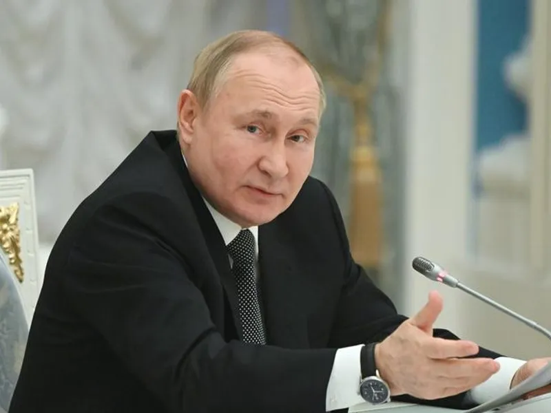 Putin afirmă că „nu are nimic împotriva” aderării Ucrainei la UE: „Nu e bloc militar-politic”. / Foto: Profimedia