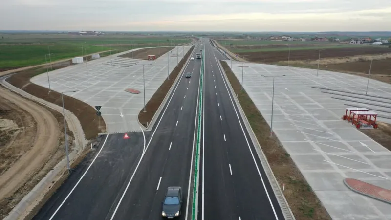 „Autostrada nemțească”, singurul drum modern din România poate rezista în condiții extreme Foto: giurgiu-news.ro