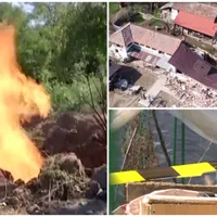 Un bărbat şi-a conectat singur casa la gaz. A băgat o conductă în pământ şi a legat-o la aragaz Foto: Colaj Observatorul