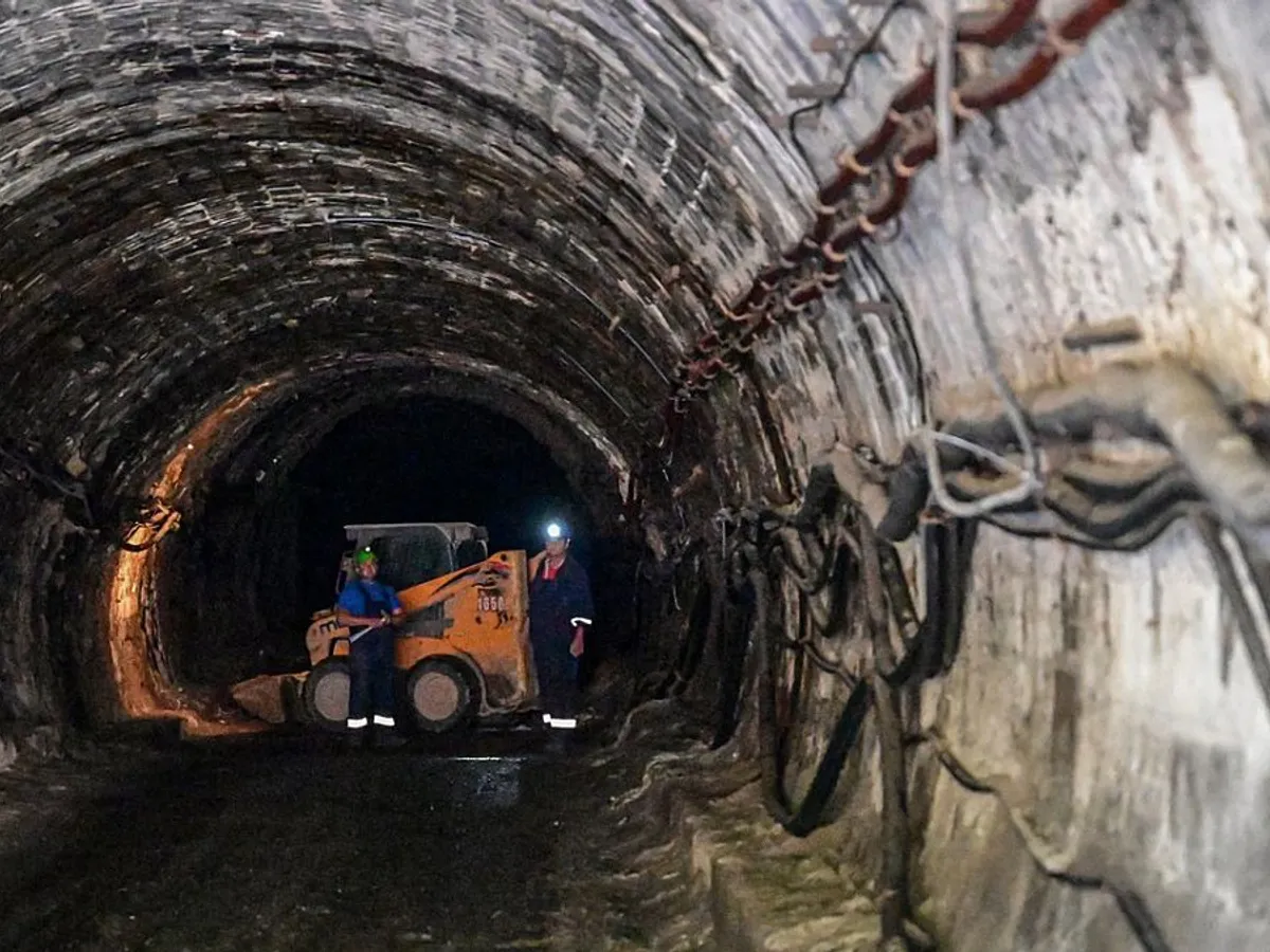 Angajaţi ai minei de sare de la Praid - Foto: Profimedia Images