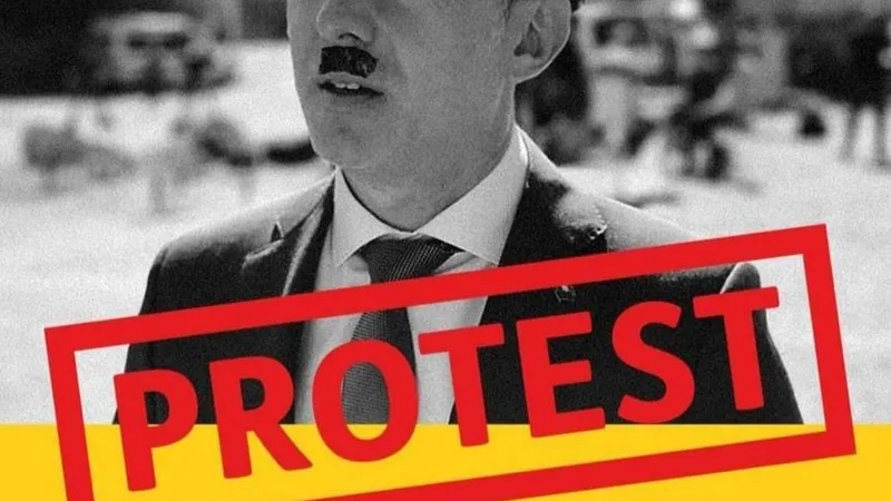 Plângere penală împotriva AUR, pentru caricaturi în care Cîţu este asociat cu Hitler
