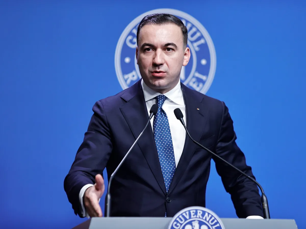 Bogdan Ivan într-un discurs la Guvernul României -Foto: Facebook/Bogdan Ivan