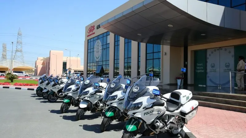 Motociclete BMW de poliție în Dubai. /Foto: gulfbusiness.com