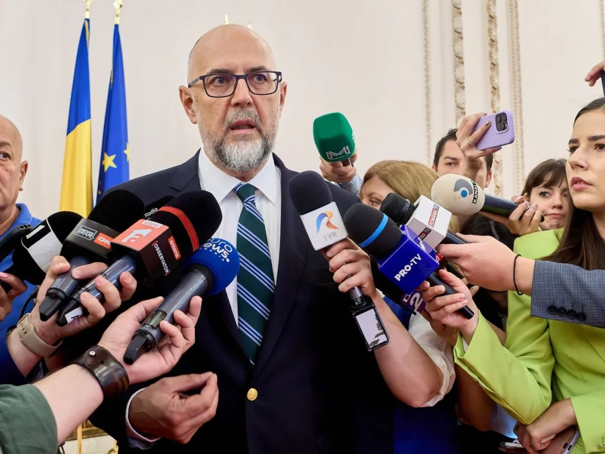 Liderul UDMR, Kelemen Hunor, dă declaraţii presei - Foto: Profimedia Images