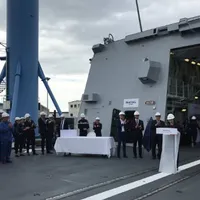 Recepție a unui vas militar al Naval Group/FOTO: naval-group.com