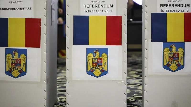 Fiecare alegător va avea câte trei buletine de vot Foto: INQUAM/Octav Ganea