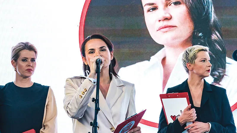 Opozantele Svetlana Tihanovskaia și Maria Kolesnikova mențin presiunea - Foto: Getty Images