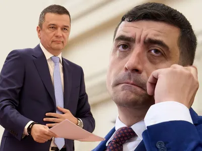 Sorin Grindeanu și George Simion - Foto: Profimedia images