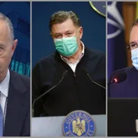 Mircea Geoană, Alexandru Rafila și Nicolae Ciucă sunt umăr la umăr/FOTO: Gov.ro