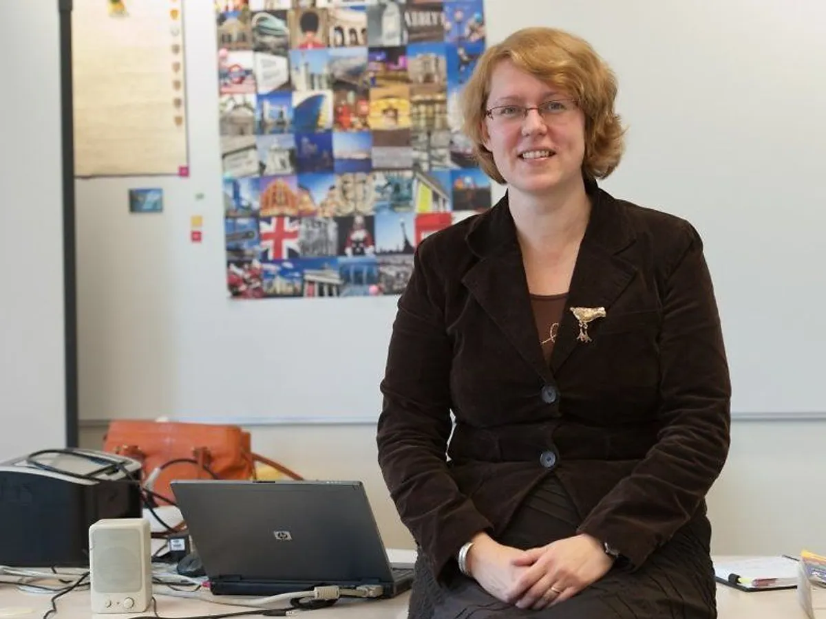 Margit Timakov, președinta Asociației Estoniene a Profesorilor,