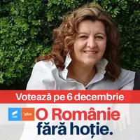 O Românie cu hoție: Carmen Popa (CA Termoenergetica din partea USRPLUS) refuză să-și declare averea/FOTO: Facebook/Carmen Popa