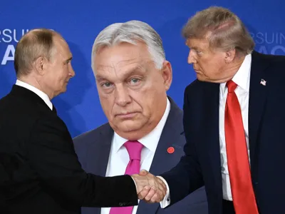 Vladimir Putin, Viktor Orban și Donald Trump - Foto: Profimedia images