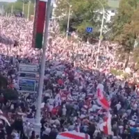 Noi proteste la Minsk. Foto Twitter