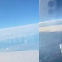 Imagini incredibile cu exploziile din Ucraina văzute de la 10.000 de metri dintr-un avion Wizz - FOTO: Twitter/Gerashchenko_en