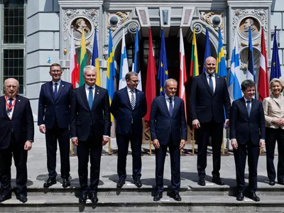 Nicușor Dan, la Summitul Flancului Estic - Foto: Profimedia Images