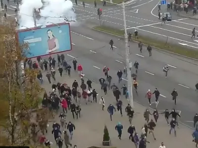 Proteste în Belarus. Sursa foto: Twitter Svetlana Tihanovskaia