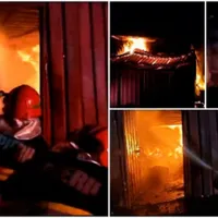 Incendiu puternic la o școală din Galați. Mai multe echipe de pompieri s-au luptat cu flăcările Foto: observatornews.ro