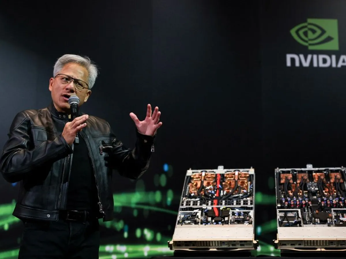 Jensen Huang, cofondator și director executiv al Nvidia Corp., vorbește în cadrul unei conferințe de presă la Taipei - Foto: Profimedia Images