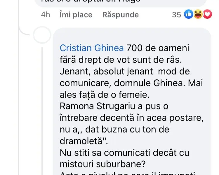 Scandal în USR pe alegerile din filiale. Strugariu către Ghinea: Nu e o dramoletă, ci o realitate