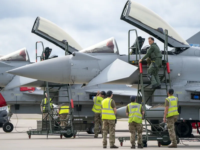 Avioane de vântătoare în Estonia, pregătite de luptă - Foto: Profimedia Images (imagine cu rol ilustrativ)