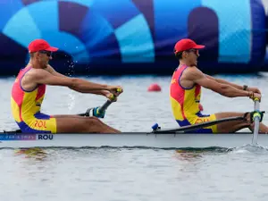 Florin Arteni şi Florin Lehaci au obținut locul 4 în finala de dublu rame masculin - Foto: profimediaimages.ro