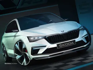 Skoda Vision RS aruncă buzduganul unei citadine sportive cu inimă hibridă.