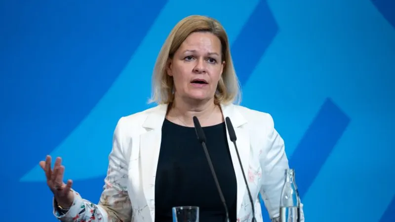Nancy Faeser, ministrul german de Interne/FOTO: Globeecho.com