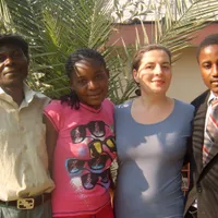 Doina Rebeca van Niekerk-Saiz, o româncă stabilită în Zambia. Foto Arhiva personală