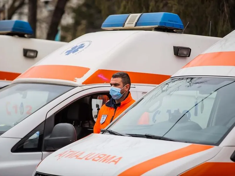 Protest nelimitat al angajaților de pe ambulanțe. "Salvările" vor purta mesajul „Protest național" - FOTO: INQUAM Photos/ Liviu Chirica