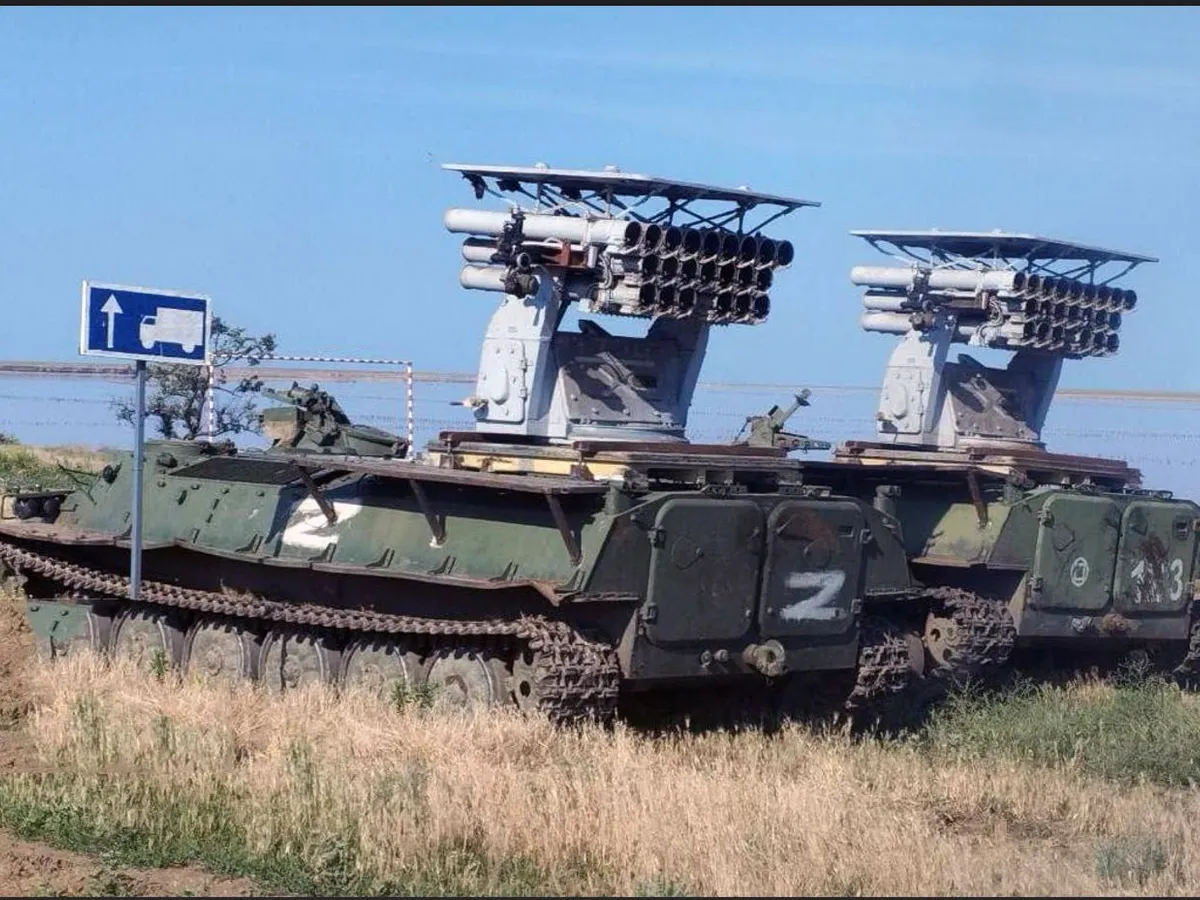 Rusia pune lansatoare de rachete anti-submarin pe tancuri, după ce au luat bătaie de aproape - Foto: mil.in.ua (imagine cu caracter ilustrativ)