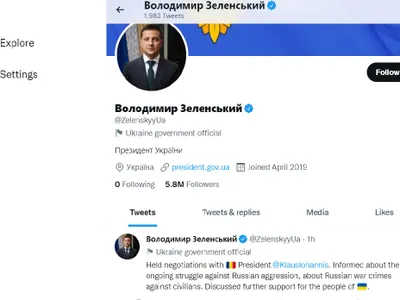 Zelenski, noi detalii ale discuției cu Iohannis/ FOTO: twitter.com