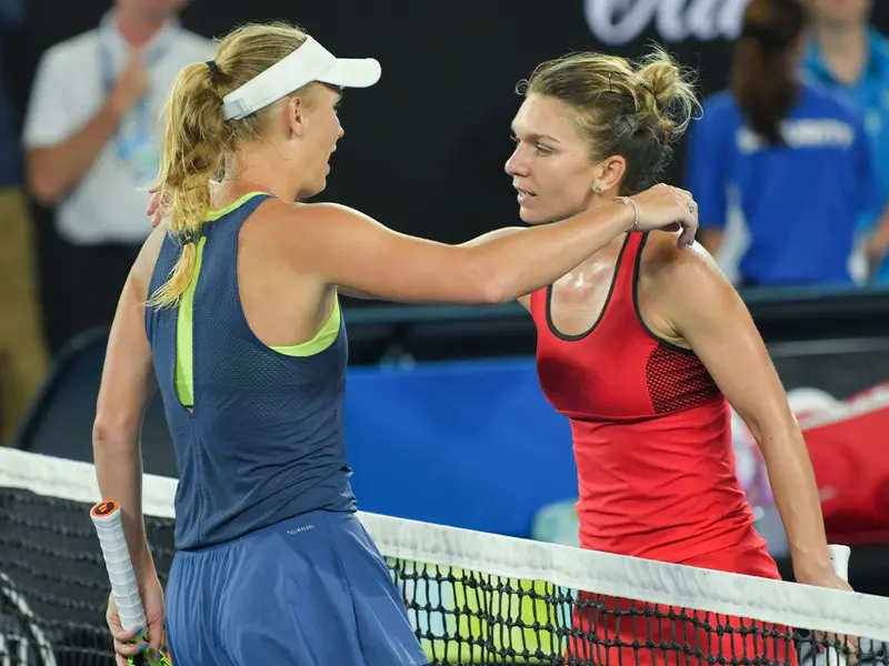 Wozniacki și Halep, imagine cu caracter ilustrativ - Foto: Profimedia Images