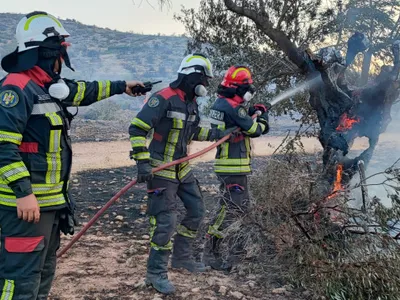 Incendiu în Grecia. Pompierii români, trimiși la intervenție - Foto: IGSU