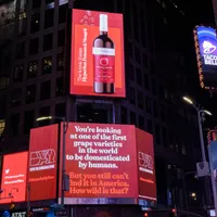 Vinul românesc a ajuns la New York, de 1 decembrie. Foto Carrefour