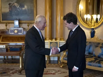 Regele Charles și Nicușor Dan - Foto: FB