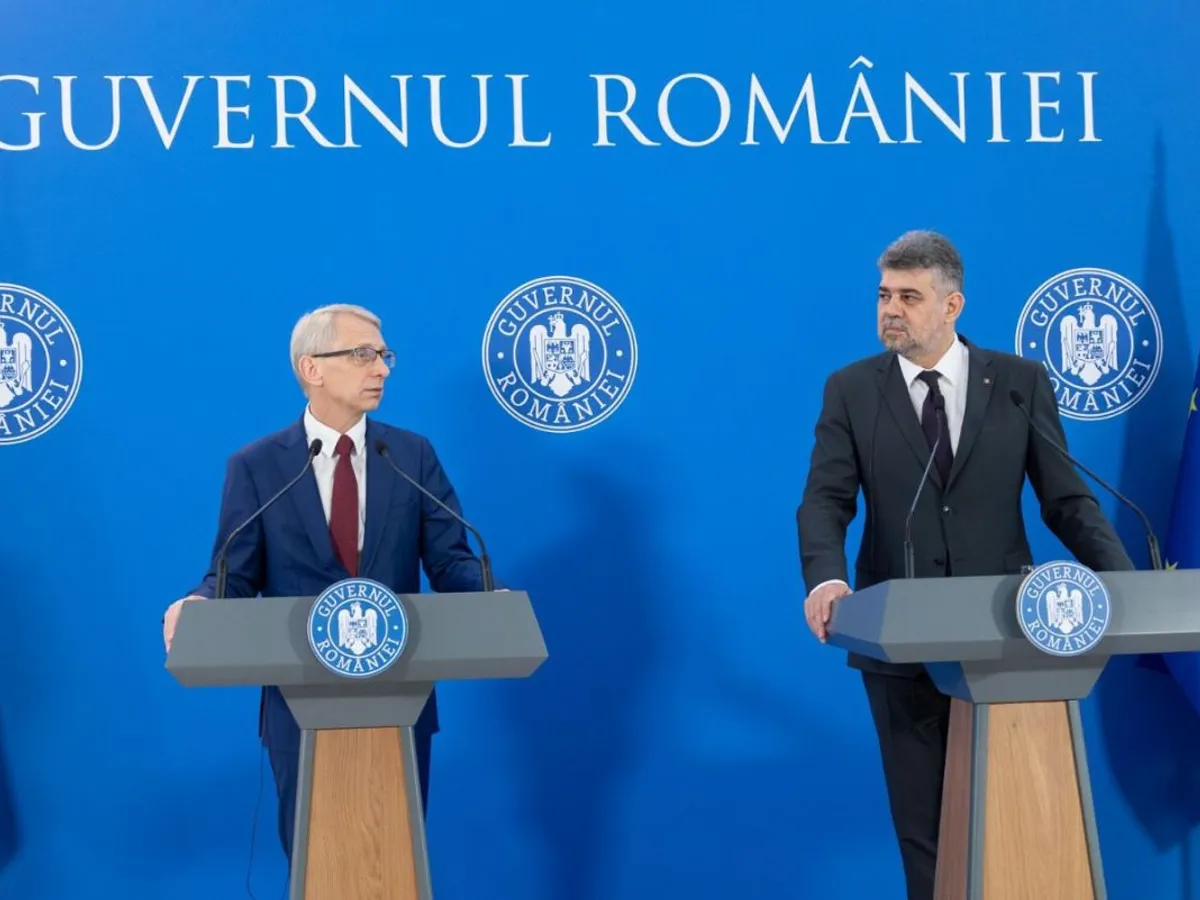 Aderarea la Spaţiul Schengen, pe agenda discuţiei Ciolacu - Denkov - Foto: gov.ro