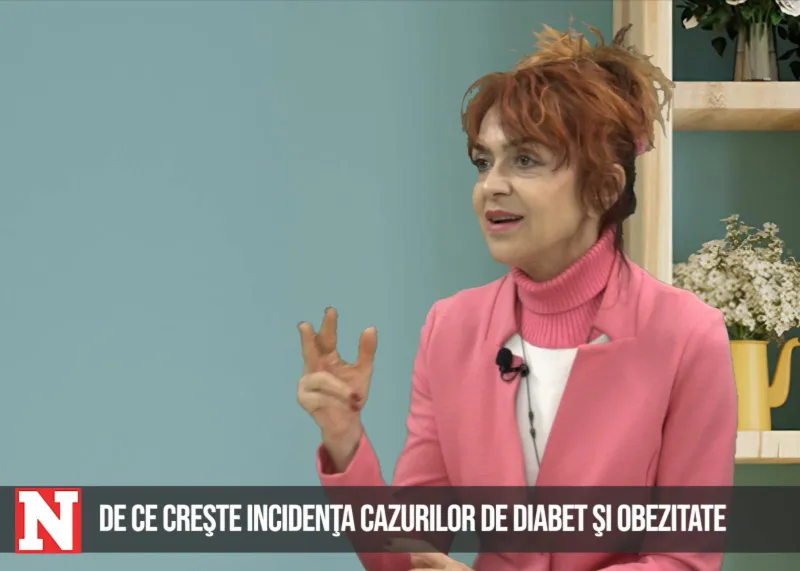 Alina Burlacu, medic primar endocrinolog la Regina Maria Foto: NWR