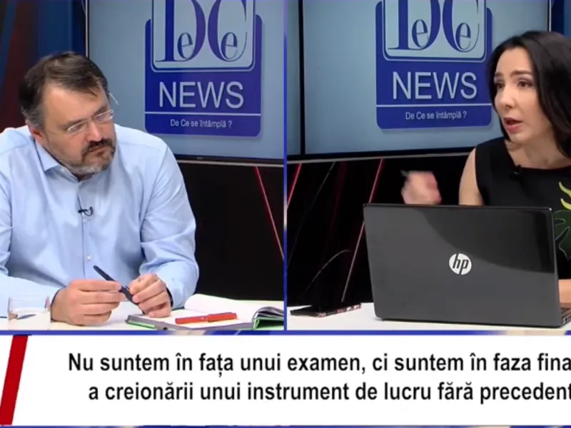 Chirieac sugerează că Clotilde Armand trebuia arestată. Ghinea dă interviuri la site-ul lui Chireac. Captură DCNews