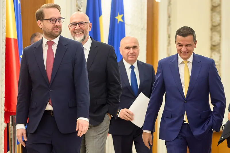 Liderii coaliției de guvernare - Foto: Profimedia Images