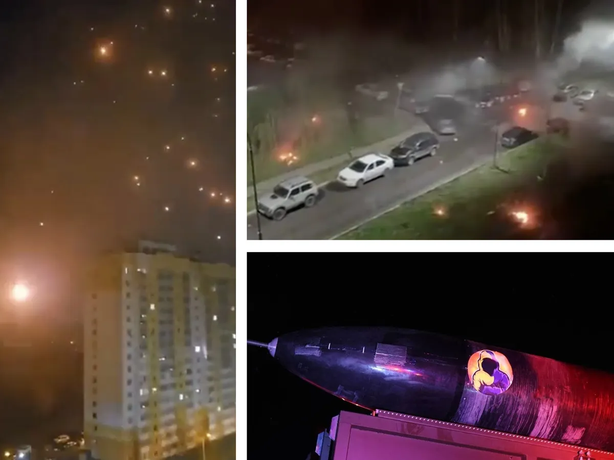 VIDEO Ploaie de foc într-un cartier din Rusia, după ce Ucraina a atacat orașul Orel cu rachetele Flamingo