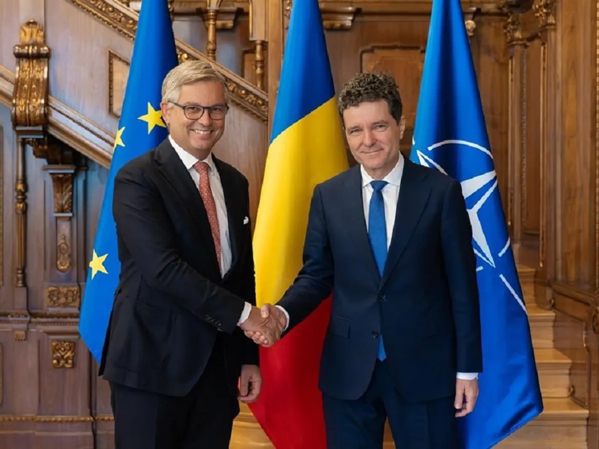 Magnus Brunner și Nicușor Dan - Foto: Facebook/ Nicușor Dan