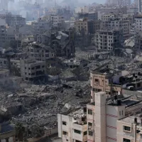 Clădirile civile din Gaza, considerate "ținte militare legitime" folosite de teroriștii Hamas - Foto: Profimedia images