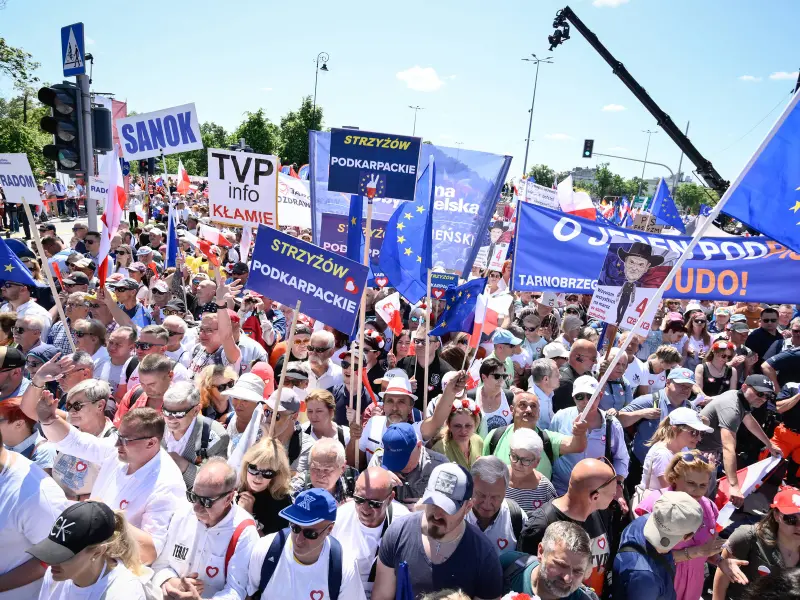 Cum știe Polonia să protesteze - Foto: Profimedia